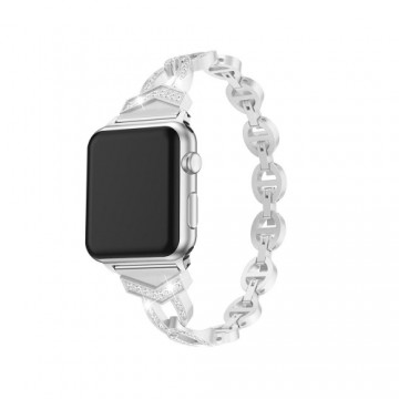 Bracelet loop for Apple Watch 42|44|45 design 3 silver