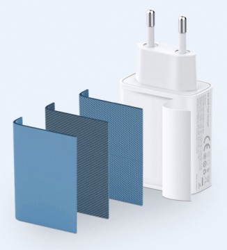 Dux Ducis Duzzona wall charger T4 - 2xType C - PD 35W white