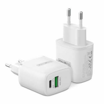 Dux Ducis Duzzona wall charger T2 - USB + Type C - PD 30W white