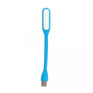 Mini LED Lamp Silicone USB Light blue