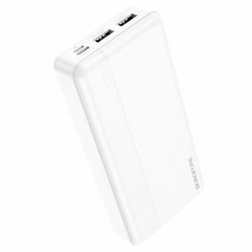 Borofone Power Bank 20000mAh BJ24A - 2xUSB - balts