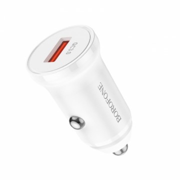 Borofone Car charger BZ18 - USB - QC 3.0 18W white