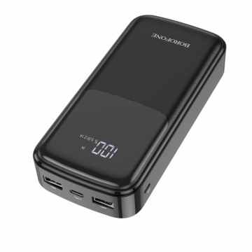 Borofone Power Bank 20000mAh BJ17A Mike - 2xUSB - black