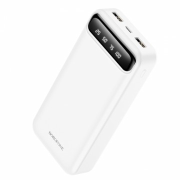 OEM Borofone Power Bank 20000mAh BJ14A Freeway - 2xUSB - white