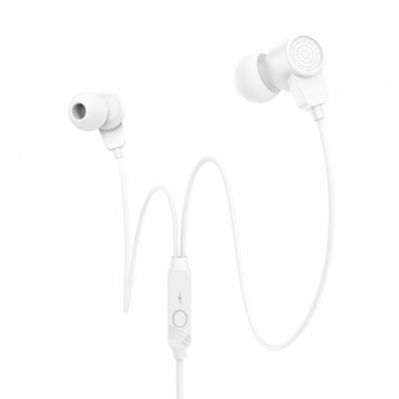 OEM Borofone Earphones BM64 Goalant with microphone white