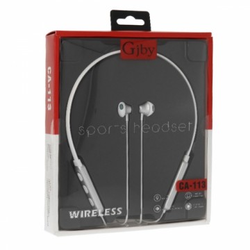 GJBY headphones - SPORTS BLUETOOTH CA-113 White