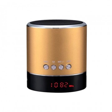 OEM A38s Bluetooth Speaker - with radio and display Gold