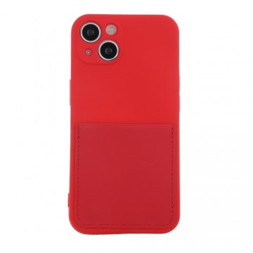 Fusion Accessories Fusion Card Case прочный силиконовый чехол для Samsung A536 Galaxy A53 5G красный