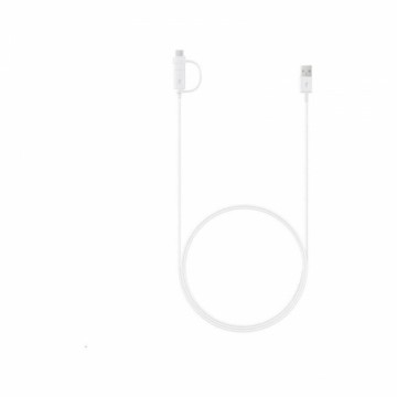 EP-DG930DWE Samsung Combo microUSB Data Cable with USB-C Reduction 1.5m White (Bulk)