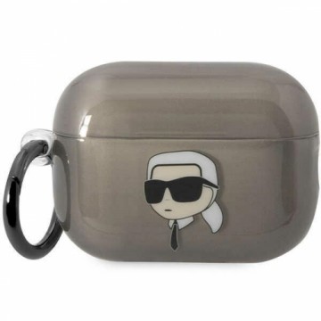 Karl Lagerfeld KKLAP2HNIKTCK Airpods Pro 2 cover black|black Ikonik Karl Lagerfeld