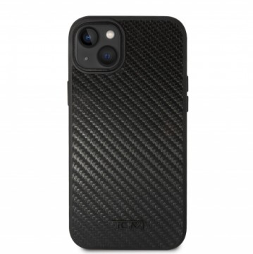 TUMI Aluminium Carbon Pattern Case for iPhone 14 Plus Black