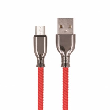 Setty cable USB - microUSB 1,0 m 3A FC-M red - no package