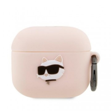 Karl Lagerfeld case for Airpods 3 KLA3RUNCHP pink 3D Silicone NFT Karl