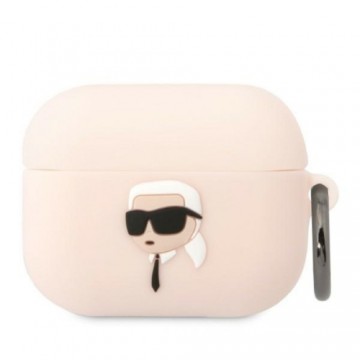 Karl Lagerfeld case for Airpods Pro KLAPRUNIKP white 3D Silicone NFT Karl