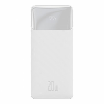 Powerbank Baseus Bipow 10000mAh, 20W (white)