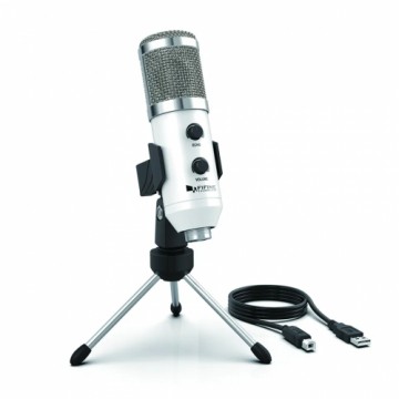 Fifine K056A microphone for gaming | podcasts | streams | tripod | white