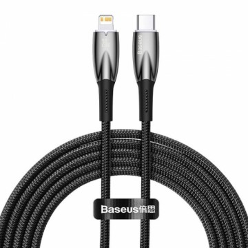 USB-C cable for Lightning Baseus Glimmer Series, 20W, 2m (Black)