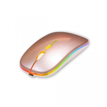 Setty wireless RGB mouse rose gold