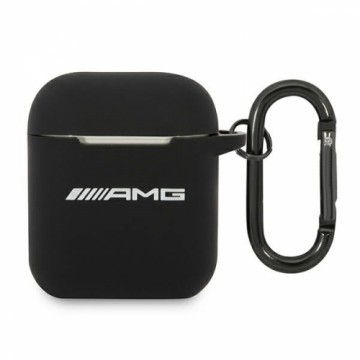 Mercedes AMG Liquid Silicone Case for Airpods 1|2 Black