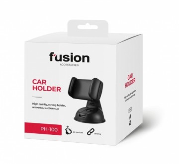 Fusion PH-100 car holder for windshield or panel black