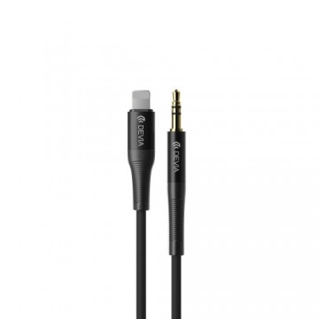 Devia cable Ipure audio jack 3,5 mm - Lightning 1m black