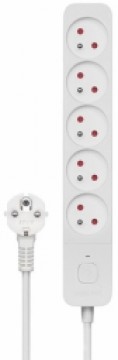 Pagarinātājs Savio Power strip 5 Sockets 5m