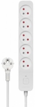 Pagarinātājs Savio Power Strip 5 Sockets 3m