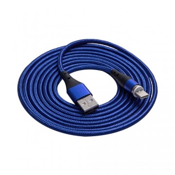 Akyga AK-USB-43 USB-C magnetic cable blue