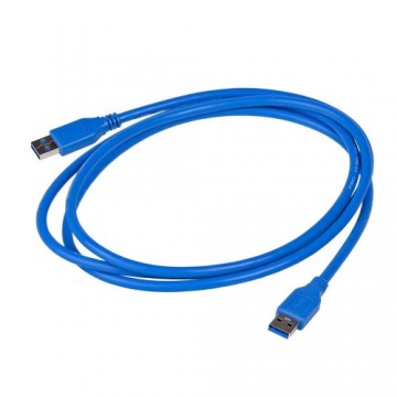 Akyga AK-USB-14 USB A -> USB A kabelis 1,8 m zils