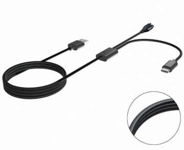 Tactical USB Charging and Data 2in1 Cable for Garmin Fenix 7 + USB-C