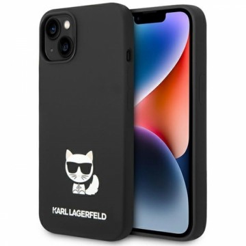 Karl Lagerfeld Liquid Silicone Choupette Case for iPhone 14 Plus Black