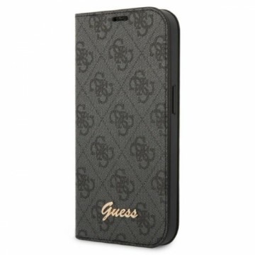 Guess PC|TPU 4G Metal Camera Outline Book Case for iPhone 14 Black