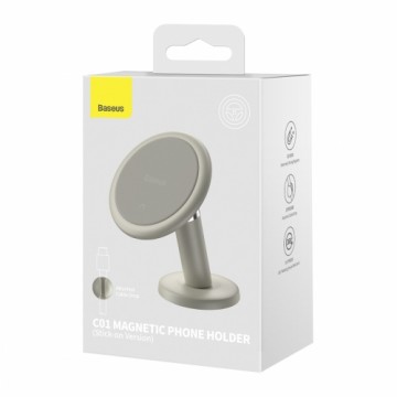 OEM Baseus C01 Magnetic Car Holder for Dashboard (creamy white)