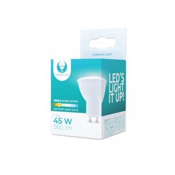 Forever Light LED spuldze GU10 7W 230V 3000K 560lm