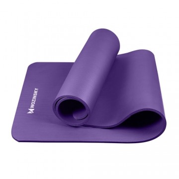 Wozinsky mat for exercises and yoga 181 x 63 x 1 cm purple