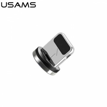 USAMS Adapter magnetyczny lightning bulk srebrny|silver SJ157USBTA (US-SJ157)