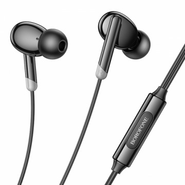 OEM Borofone Earphones BM92 Refined with microphone Type C black