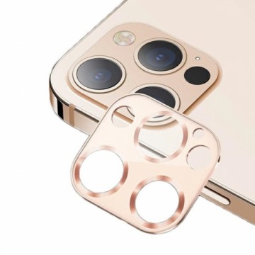 USAMS Camera Lens Glass iPhone 12 Pro metal złoty|gold BH704JTT03 (US-BH704)