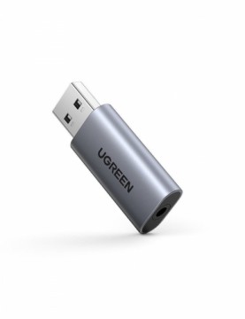 UGREEN CM383 USB to mini jack 3.5mm audio adapter (grey)