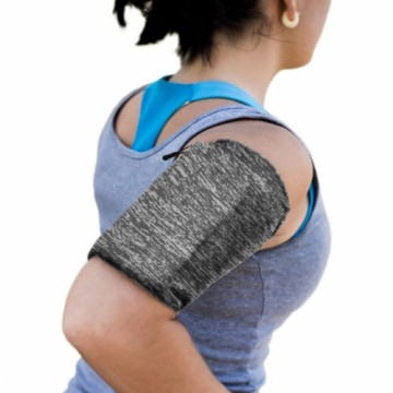 Hurtel Elastic fabric armband gray XL fitness running armband