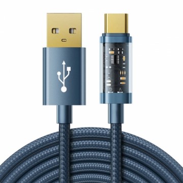 Joyroom USB cable - USB Type C for charging | data transmission 3A 2m blue (S-UC027A20)