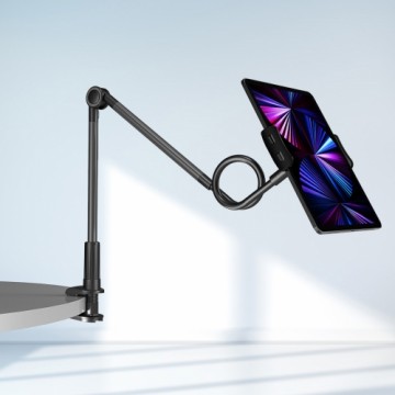 Wozinsky long flexible phone and tablet holder black (WTHBK5)