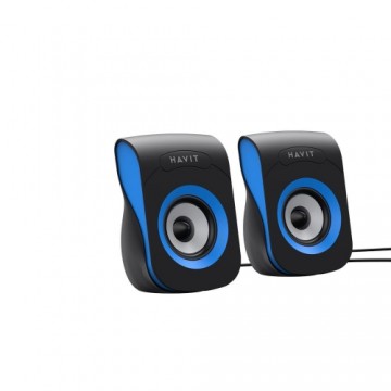 HAVIT computer speakers 2.0 HV-SK599 black-blue