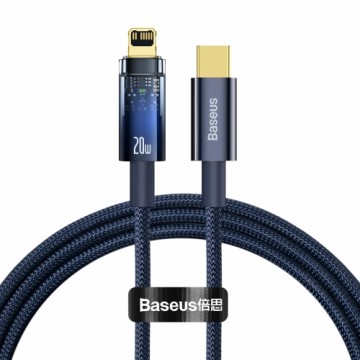 Baseus Explorer,USB-C to Lightning Cable, 20W, 1m (Blue)