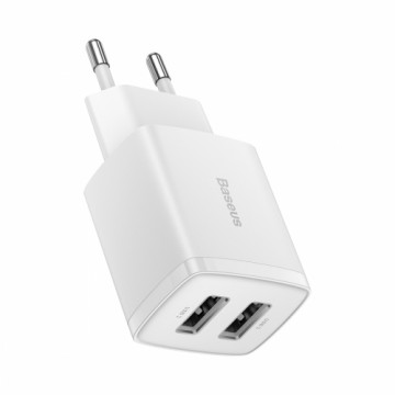 Baseus Compact Charger 2U 10.5W EU White