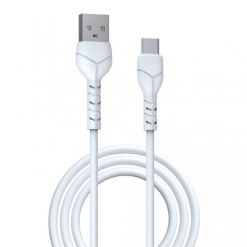 Devia cable Kintone USB - USB-C 1,0 m 2,1A white