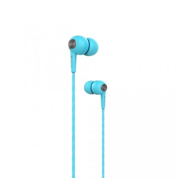 Devia wired earphones Kintone jack 3,5mm blue