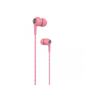 Devia wired earphones Kintone jack 3,5mm pink