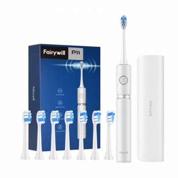 FairyWill Sonic toothbrush with head set and case FW-P11 (white)