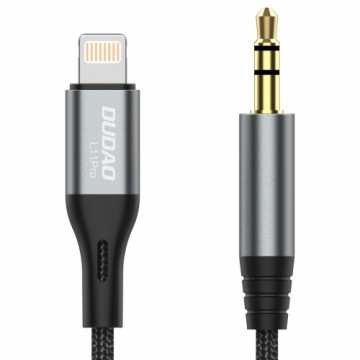 Dudao audio cable Lightning - mini jack 3.5mm gray (L11PRO)